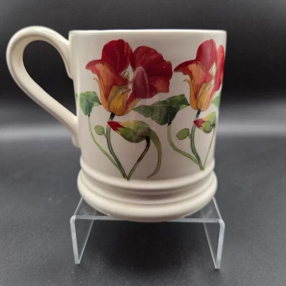 Emma Bridgewater Rare FLOWERS Nasturtium One Pint Mug - Picture 3 of 5